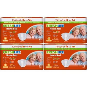Freshlife Small Yetişkin Belbantlı 4x30 Adet Hasta Bezi