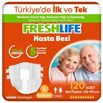 Freshlife Small Yetişkin Belbantlı 4x30 Adet Hasta Bezi