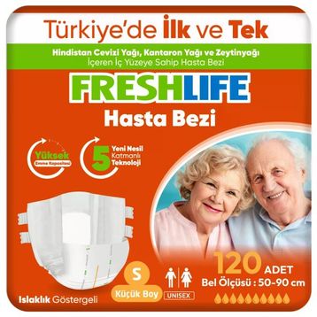 Freshlife Small Yetişkin Belbantlı 4x30 Adet Hasta Bezi