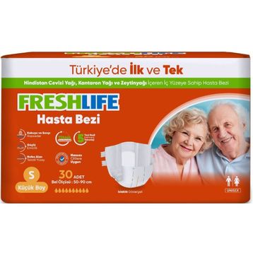 Freshlife Yetişkin Belbantlı Small 30'lu Hasta Bezi