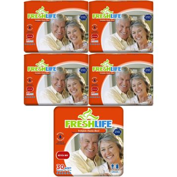 Freshlife Yetişkin Hasta Bezi Bantlı L Large Büyük 150 Adet Hasta Bezi