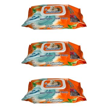 Freshmaker Çiçeksi Kokular 90 Adetlik Islak Havlu Mendil