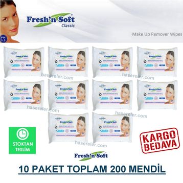 Fresh'n Soft 20'li Makyaj Temizleme Pamuğu