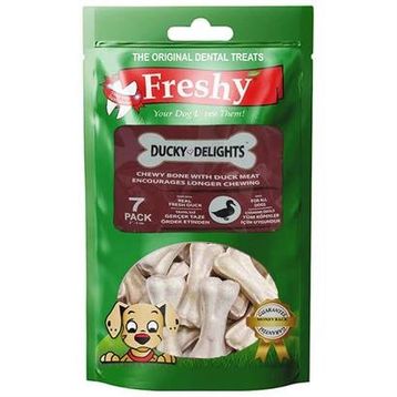 Freshy Ducky Delights Ördek Kaplı Sütlü Press 7 Adet Kemik