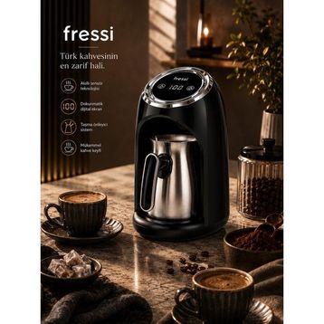 Fressi FR-TK302 Siyah Türk Kahve Makinesi