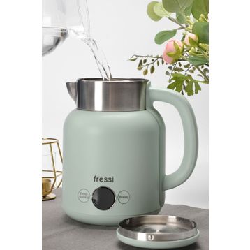 Fressi KT-01 Retrofi Su Yeşili 1.5 lt Retro Elektrikli Kettle
