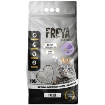 Freya Lavanta Kokulu İnce Taneli Topaklaşan Bentonit 10 lt Kedi Kumu