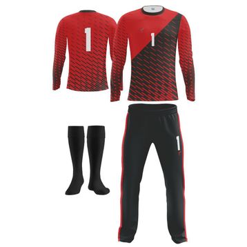 FreySport Compactness Siyah Kırmızı Kaleci Seti