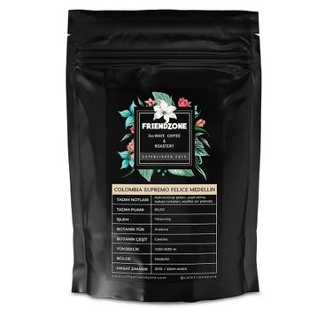 Friendzone 250 gr Colombia Felice Medellin Yöresel Kahve