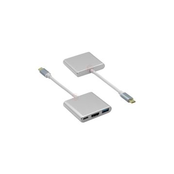 Frisby FA-7656TC Type-c To HDMI+USB3.0-PD Çevirici