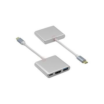Frisby FA-7656TC Type-c To HDMI+USB3.0-PD Çevirici