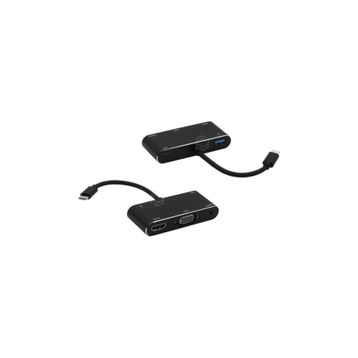 Frisby FA-7664TC USB Type-C to HDMI+VGA+Ses+USB 3.0 Döüştürücü