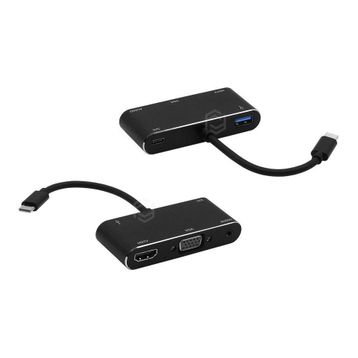 Frisby FA-7664TC USB Type-C to HDMI+VGA+Ses+USB 3.0 Döüştürücü