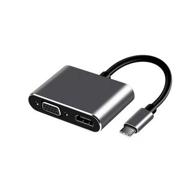 Frisby FA-7678C Type-C HDMI+VGA 4Kx2K Adaptör