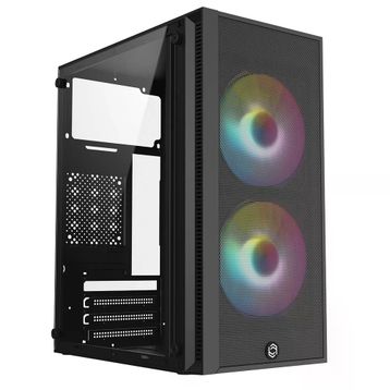 Frisby FC-8970G Rainbow Fanlı 300 W Micro ATX Oyuncu Kasası