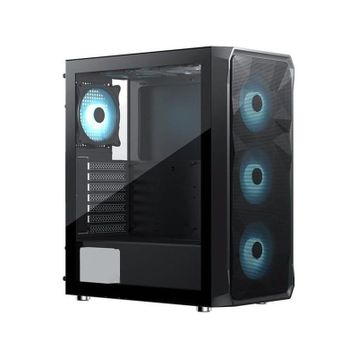 Frisby FC-9485G 600 W 80+ Siyah RGB Fan Mid Tower ATX Kasa