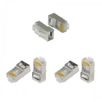 Frisby FNW-RJ4522N RJ-45 FTP Metal 100'lü Paket Konektör