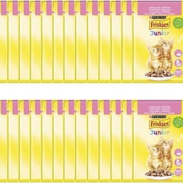 Friskies Junior Tavuklu Yavru 26x85 gr Kedi Yaş Maması