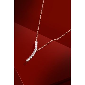 FRNCH FRJ30419-519-C Sıralı Zirkon Taşlı Kadın Kolye