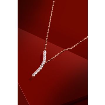 FRNCH FRJ30419-519-C Sıralı Zirkon Taşlı Kadın Kolye