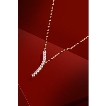 FRNCH FRJ30419-519-G Sıralı Zirkon Taşlı Kadın Kolye