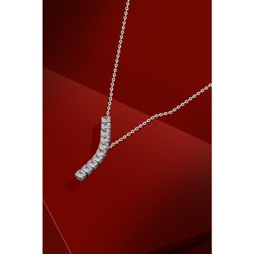 FRNCH FRJ30420-520-A Sıralı Zirkon Taşlı Kadın Kolye