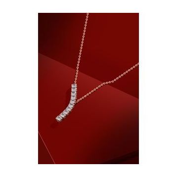 FRNCH FRJ30420-520-C Sıralı Zirkon Taşlı Kadın Kolye