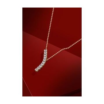 FRNCH FRJ30420-520-G Sıralı Zirkon Taşlı Kadın Kolye