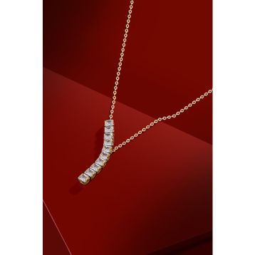 FRNCH FRJ30420-520-G Sıralı Zirkon Taşlı Kadın Kolye