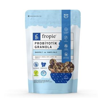 Fropie 200 gr Badem Vanilya Probiyotik Granola