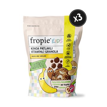 Fropie 240 gr Kids Kaju Muz Küpleri Granola