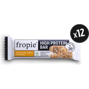 Fropie 40 gr Yer Fıstığı Ezmeli Fındıklı Bar (12 adet)