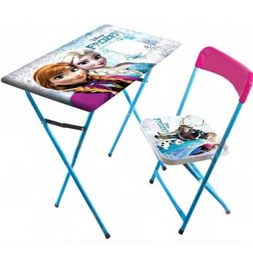 Frozen Elsa Anna Karlar Ülkesi Yazı Tahtalı Kız Çocuk Ders Çalışma Masası