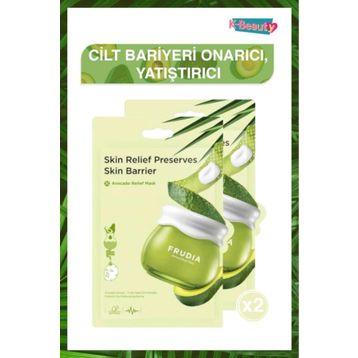 Frudia Avocado Relief 2 Adet Kağıt Maske