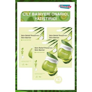 Frudia Avocado Relief 3 Adet Maske