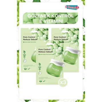 Frudia Green Grape 3 Adet Kağıt Yüz Maskesi