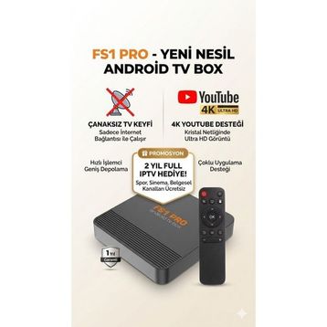 FS1 Pro 16 GB 4K Android TV Box