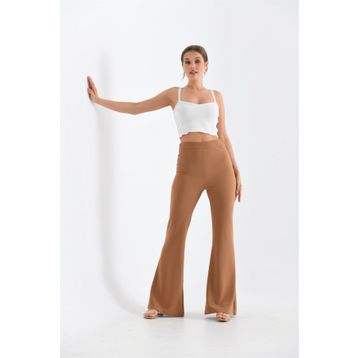 Ftz Women 30172 Vizon Scuba Crep Kadın Pantolon