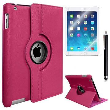 Fuchsia Apple iPad Mini 4 Dönebilen Standlı Kılıf