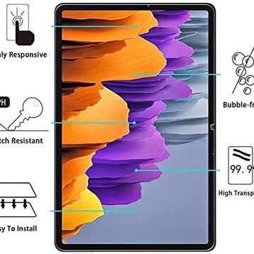 Fuchsia Galaxy Tab S7 T870 Blue Nano Screen Protector Tablet Kılıfı