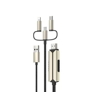Fuchsia HM14 2m FHD 3in1 to HDMI Kablo