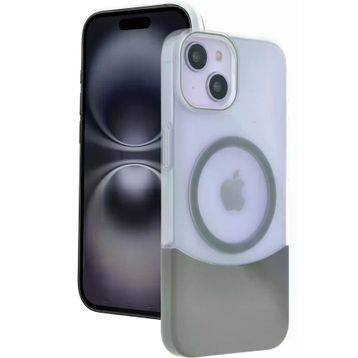 Fuchsia İphone 14 İle Uyumlu Velar Kablosuz Şarj Özellikli Natural Grey Kapak