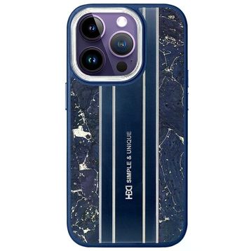 Fuchsia İphone 14 Pro İle Uyumlu Hbc-188 Astra Lacivert Kılıf