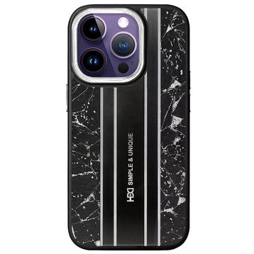 Fuchsia İphone 14 Pro İle Uyumlu Hbc-188 Astra Siyah Kılıf