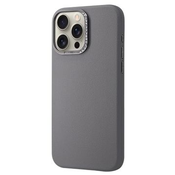 Fuchsia İphone 14 Pro İle Uyumlu Hbc-255 Viyana Titan Gri Kapak
