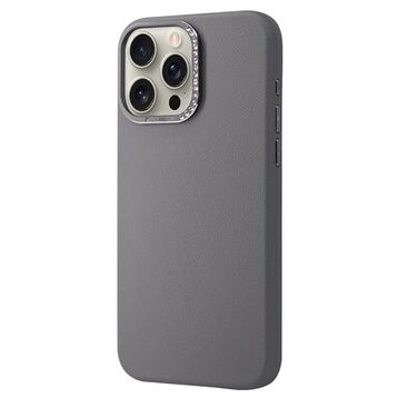 Fuchsia İphone 14 Pro İle Uyumlu Hbc-255 Viyana Titan Gri Kapak