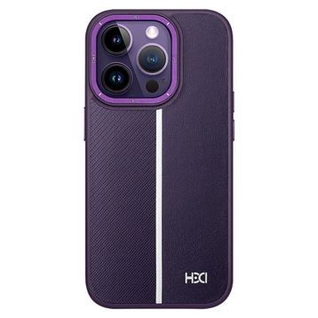 Fuchsia İphone 14 Pro İle Uyumlu Kılıf Hbc-155 Lizbon Derin Mor Kapak