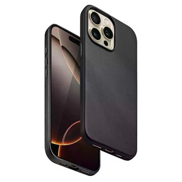 Fuchsia İphone 14 Pro Max İle Uyumlu Hbc-242 Dividing Siyah Kablosuz Şarj Özellikli Kapak