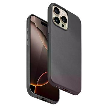 Fuchsia İphone 14 Pro Max İle Uyumlu Hbc-242 Dividing Titan Gri Kablosuz Şarj Özellikli Kapak