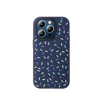 Fuchsia İphone 14 Pro Max Uyumlu Hbc-222 Bern Lacivert Kılıf